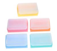 Mikikit Tattile per Bagnetto Ragazza Set 5 Spugne Morbide per Massaggio e Sviluppo Sensoriale Accessori per Bagno Colorati per Ragazza
