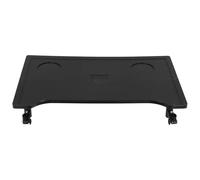 Mikikit Tavolino Portatile per Sedia a con Vassoio Rimovibile e Portabicchieri Accessorio in Plastica ABS per Anziani Tavolo da e Portaoggetti per Dispositivi di Mobilità Interno ed