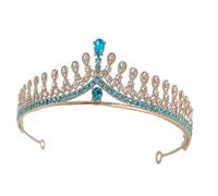 Mikikit Tiara da Sposa Corona di Strass Copricapo Nuziale Elegante per Donne Ragazze Feste Matrimonio Cerimonie Regalo Damigelle