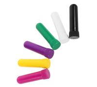 Mikikit Tubo di Olio Essenziale Ricaricabile 6 Pezzi in Plastica Stoppini per Aromaterapia Accessori Nasali per Migliorare Sonno e Energia