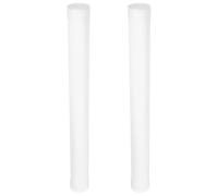 Mikikit Tubo di Stoccaggio per Poster in PVC 41 CM Coperchio Set da 2 Pezzi Resistente a Strappi e Forature per Trasporto e Conservazione di Opere D’Arte e Disegni per Artisti e