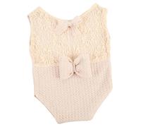 Mikikit Tuta Tinta Unita Vestito Da Neonata Carino Ragazze Accessori Felpa Ragazzo Precoce Ragazza Appena Nata Bambina Infantile Vestiti Per Vestiario Kit Beige Spandex