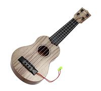 Mikikit Ukulele Giocattolo per Bianco per Principianti Chitarra Musicale in Sicura Strumento Didattico per Ragazzi e Ragazze per Imparare Note e Ritmo