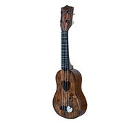 Mikikit Ukulele Plastica per Strumento Musicale Educativo per Primi Approcci e Leggero per Principianti e Regali Divertenti Colore Casuale Colore Casuale