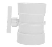 Mikikit Valvola Serranda Manuale Per Condotto Aria Hvac Precisa Flusso d Aria Anti-backflow Per Ventilazione e Cappe Cucina Facile Installazione Senza Attrezzi