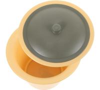 Mikikit Vasetto da Notte per Adulti Coperchio Sputacchiera Platica Resistente Contenitore Chiusura Ermetica Design Antiscivolo per Stabilità