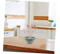 Mikikit Vaso in Ceramica Vaso Vasi per Arredamento Piccola Composizione Floreale Decorazione del Centrotavola da Tavolo Vasi di Fiori per Bouquet Ciotola a Forma di Petalo Ceramica Verde
