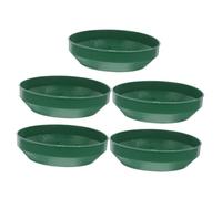 Mikikit Vassoio di Schiuma Floreale Rotondo per Composizioni Set da 5 Pezzi in Plastica Resistente Porta-Fiori per Matrimoni Feste e Decorazioni Casa Supporto per Fissaggio Fango