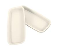 Mikikit Vassoio per Fioriere Rettangolare 3 Pezzi Vassoi per Vasi da da Balcone Vaschette per l'Acqua Resistente al Sole e Facile da