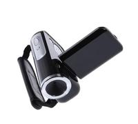 Mikikit Videocamera Digitale Compatta Zoom Digitale 16×, Schermo Tft 2 Pollici, Sensore 5mp, Leggera in Plastica, per Vlog e Selfie senza Batterie Incluse