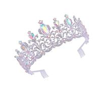 Mikinona 1 Pz Coroncina Sposa Accessorio per Matrimonio e Cerimonie Tiara Decorativa per Look Sposa Unico e Raffinato