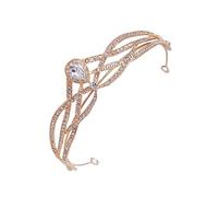 Mikinona 1 Pz Tiara Sposa con Copricapo Nuziale per Cerimonie e Feste Accessorio per Matrimonio e Speciali