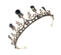 Mikinona 1 Pz Tiara Vintage Con Strass Fascia Per Cerchietti Tiare Per Donna Da Sposa Cerimonia Con Strass Accessori Per Barocchi