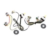 Mikinona 1 Set Cablaggio Elettrico per Chitarra con Potenziometri Ak e Bk Pre Assemblato per Installazione Facile e Veloce Upgrade Pratico per Elettriche Leggero e Comodo da Trasportare