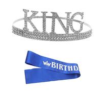 Mikinona 1 Set Di Cintura Cerimoniale Per Feste Di Compleanno Corone Decorazioni Per Il Ballo Di Fine Anno Fascia E Per Il Ballo Di Fine Anno Copricapo Con