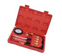 Mikinona 1 set Tester Compressione Multi per Motociclette e Auto Manometro con Adattatore Pressione Strumento per Custodia Moldata Inclusa