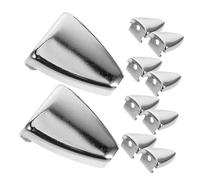 Mikinona 10 Pezzi Artigli per Grancassa in Metallo, Blocchetto Rullante Triangolare e Ganci per Cerchi Tamburo, Accessori per Batteria Adatti a Rullante e Grancassa per Prestazioni Stabili