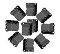 Mikinona 10 pezzi Clip Metallo Resistenti per Fissaggio Auto U Tipo per Radiatore e Parafango Kit per Supporto Cofano e Protezione Motore