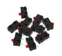 Mikinona 10 pezzi Interruttore Fine Corsa Pin Plunger Micro Switch per Elettrodomestici Ppa Resistente Facile Installazione e Manutenzione Compatibile con Dispositivi Audio e Video