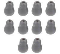 Mikinona 10 Pezzi Tappi per Orecchie in Silicone Morbido Grigio per Auricolari Stetoscopio, Accessori Medici Sostitutivi per Infermieri, Dottori e Studenti di Medicina, Facili da