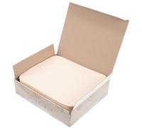 Mikinona 100 Fogli Panno in Cuoio, Rifinitura e Lucidatura | Beige, Portatile e Semplice, per Studenti D'arte e Scultori, Uso su Pezzi Ceramici e Statue D'argilla