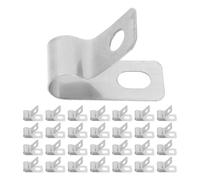 Mikinona 100 Pezzi Inossidabile per Fissaggio Cavi Clip Antincendio e Resistenti al Calore per Gestione Cavi in Auto e Industriale