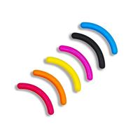 Mikinona 100 Pezzi striscia piegaciglia Inserti di ricarica per clip per ciglia ciglio pastiglie frustata morbido bigodino accessori per piegaciglia accessori colorati per piegaciglia