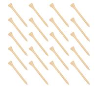 Mikinona 100 Pezzi Tee da Golf in Legno Naturale Pioli Legno Resistenti per Palline da Golf Supporto Leggero e Portatile per Allenamento Indoor e Outdoor