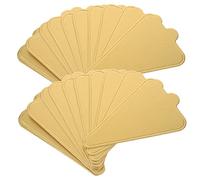 Mikinona 100fogli Mini Sottotorte in Cartone Triangolari Basi USA e Getta per Torte Mousse Vassoi per Esposizione di Dolci Supporti per Torte per Feste