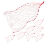 Mikinona 100pezzi Sacchetti Rete in Nylon Per Prodotti Sacchetti Riutilizzabili Per Conservazione Delle Uova Borse Rete Per Frutta e