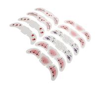 Mikinona 10pezzi Adesivi Per Viso Lentiggini Finte Cicatrici Horror Cerotti Impermeabili Decalcomanie Per Feste Halloween Cosplay Eventi All