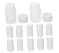 Mikinona 12 Flaconi Per Pillole Vuoti in Plastica Hdpe Da 20 Ml Con Tappo a Vite, Contenitori Di Medicinali Anti-perdita Riutilizzabili Per Viaggi e Conservazione Sicura