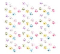 Mikinona 140 Miniature Resin Luminous Cat Paw Ornaments For DIY Crafts Party Garden Decor Realistic Tiny Animal Paw Sculptures For Fairy Garden And Dollhouse