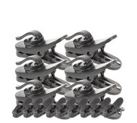 Mikinona 15pezzi Microfono Clip Piccola Clip Per Cavo Delle Cuffie Gestione Del Filo Per Microfono in Plastica Per Auricolari Fissaggio Stabile Per