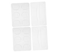 Mikinona 16 Pezzi Adesivi Silenziatore Tamburo Smorzatori Di Tamburo in Silicone Drum Pad Tamponi Ammortizzanti Gelt Gelatina Chiara Gel Di Silice Cuscinetto in Silicone Tamburellare
