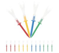 Mikinona 16 Pezzi Tee da Golf in Plastica Rigida e Colori Misti Design Antifriczione per Colpi Lunghi e Precisi per Allenamento e Gara Colore Casuale