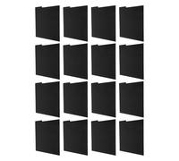 Mikinona 16pezzi Divisori in Plastica per Dischi in Vinile Separatori Impermeabili per Dvd e CD Linguette Riutilizzabili per Organizzazione di Album in Ufficio e Casa Nero