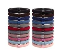 Mikinona 18pezzi Elastici Per Elastica e Rete Fermacoda Per Donne e Ragazze in Vari Colori