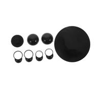 Mikinona 1impostato Accessori Per Batteria Eterei Eteree Pedane Per Batteria Plug Etereo Del Piede Del Tamburo Ammortizzatori a Tamburo Smorzatore Tamburo in Silicone Gel Di Silice Black