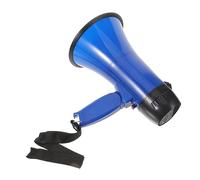 Mikinona 1pezzi Megafono Tromba Pieghevole Blu Microfono Corno Portatile per Amplificatore del Suono per Guide Turistiche e Commercianti