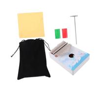 Mikinona 1set Kalimba Portatile Toni Per Principianti Pianoforte Leggero Di Pino Blu Strumento Musicale Per Educazione Musicale e Intrattenimento
