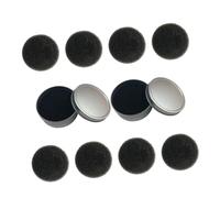 Mikinona 1set Spugne Per Pulizia Pennelli Trucco Box Per Pulizia Veloce e Asciutta Spugne Singole Cotone Sostitutivo Pulitore Make up Efficiente e Riutilizzabile