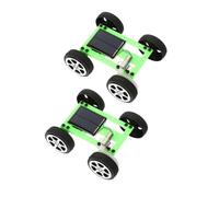 Mikinona 2 Kit Auto Solare per Set Educativo Diy con Solare Componente per Esperimenti Scientifici Indoor e Outdoor Promuove Conoscenza Sostenibile