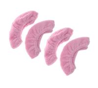 Mikinona 2 Paia Coprilama Pattini da Ghiaccio Elasticizzato per Fodera in Spugna Assorbente in Peluche Protezione Pratica per Hockey e Pattinaggio Colore Rosa XL