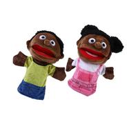 Mikinona 2 Peluche Marionette Mano Burattini Morbidi in Peluche per Gioco Educativo Narrazione Stimola Creatività e Linguaggio Regalo per Feste e Attività Familiari