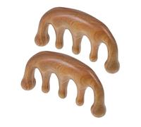 Mikinona 2 Pettini A Denti Larghi Per Ricci Spazzola Per Cuoio Capelluto Pettine Massaggiante Antistatico