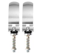 Mikinona 2 Pezzi Connettore Rimorchio Bicicletta in Metallo con Vite Rilascio Rapido Design Piatto Pieghevole Accessorio per Traino Bike Trailer