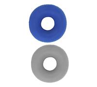 Mikinona 2 pezzi Cuscino Gonfiabile Antidecubito per Anziani e Pazienti Materassino Traspirante e Lavabile per e Seduta Prolungata Grigio e Blu