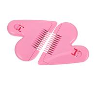 Mikinona 2 Pezzi Forcina per pettine botto pettine per assottigliare il pettine Bust Hair tagliere utensili pettini pettine tagliacapelli pettine per le donne rosa