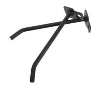 Mikinona 2 Pezzi Kit gancio per porta manubri Kit accessori porta manubri attacchi per ganci per rack Hardware per la riparazione del rack Black